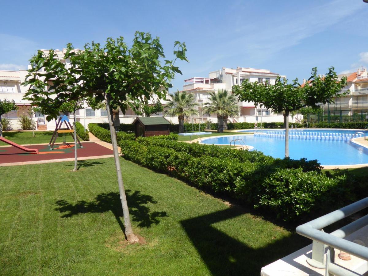 Bajo Con Terraza En Urbanizacion Familiar - Arenas Albert Villas Alcossebre Eksteriør bilde